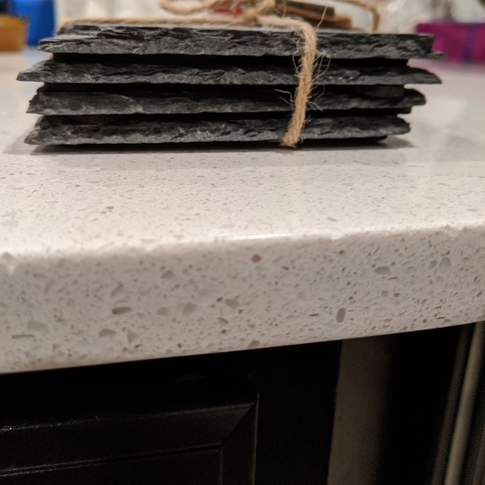 Black and white ceramic coasters - Picture 4 of 4
